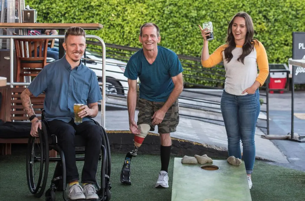 Person applying for free disability benefits in Germany on Versorgungsamt website